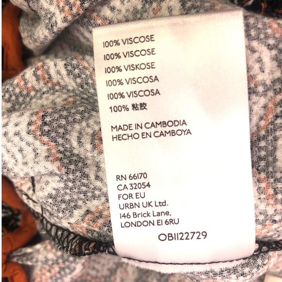 Anthropologie Tribal Slash Pockets Harem Style Viscose Ankle Jogger Size L - Picture 8 of 12